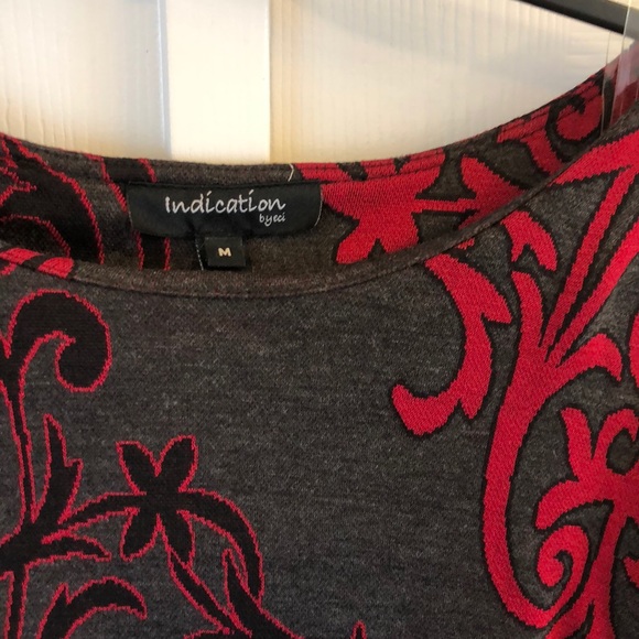 Cute red and grey dress - Picture 2 of 4